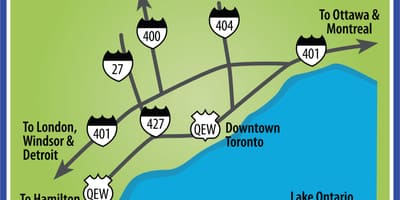 Térkép Toronto útvonaltervezés