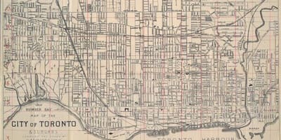 Térkép Toronto 1902