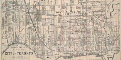 Térkép Toronto 1902