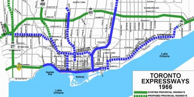 Térkép Toronto autópályák