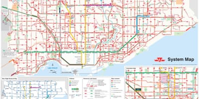 Térkép Toronto busz