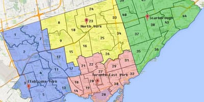 Térkép Toronto Város Határ