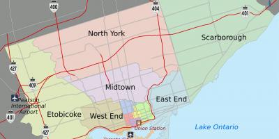 Térkép Toronto City