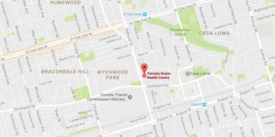 Térkép Toronto Grace Egészségügyi Központ