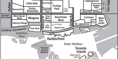 Térkép Toronto Környéken útmutató