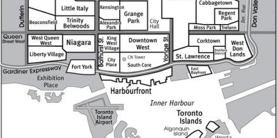 Térkép Toronto Környéken útmutató