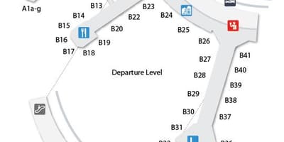 Térkép Toronto-Pearson Nemzetközi repülőtér terminal 3