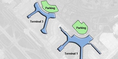 Térkép Toronto-Pearson repülőtérre Kanada
