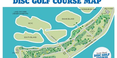 Térkép Toronto-Szigetek golfpálya Toronto