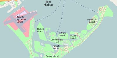 Térkép Toronto-szigetek