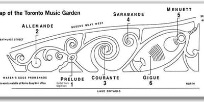 Térkép Toronto Music Garden