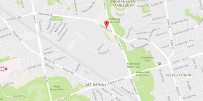 Térkép Trethewey meghajtó Toronto
