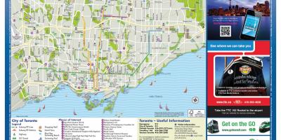 Térkép turizmus Toronto