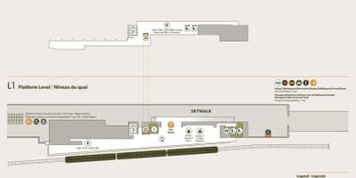 Térkép Union station mezzanine