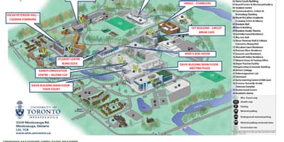 Térkép university of Toronto Mississauga egyetem élelmiszer-szolgáltatások