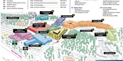 Térkép university of Toronto Scarborough egyetemen
