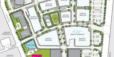 Térkép CF Üzletek a Don Mills Toronto