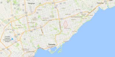 Térkép Wexford kerületi Toronto