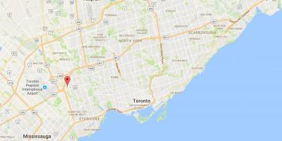 Térkép Willowridge kerületi Toronto