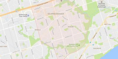 Térkép Woburn környéken Toronto