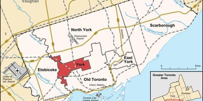 Térkép York-Toronto