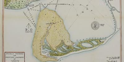 Térkép York-Toronto 1787-1884 karikatúra verzió