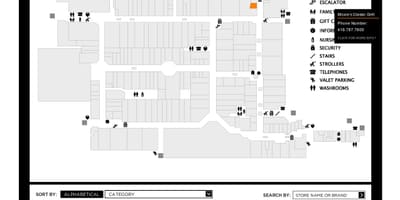 Térkép Yorkdale Bevásárló Központ